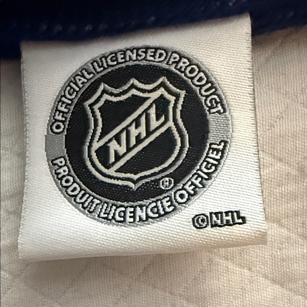 Official NHL Toronto Maple Leafs Knit Scarf Blue & White Like New - Picture 2 of 10